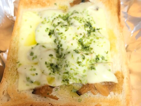 あさりのしぐれ煮、佃煮チーズ青のりトースト(^^)